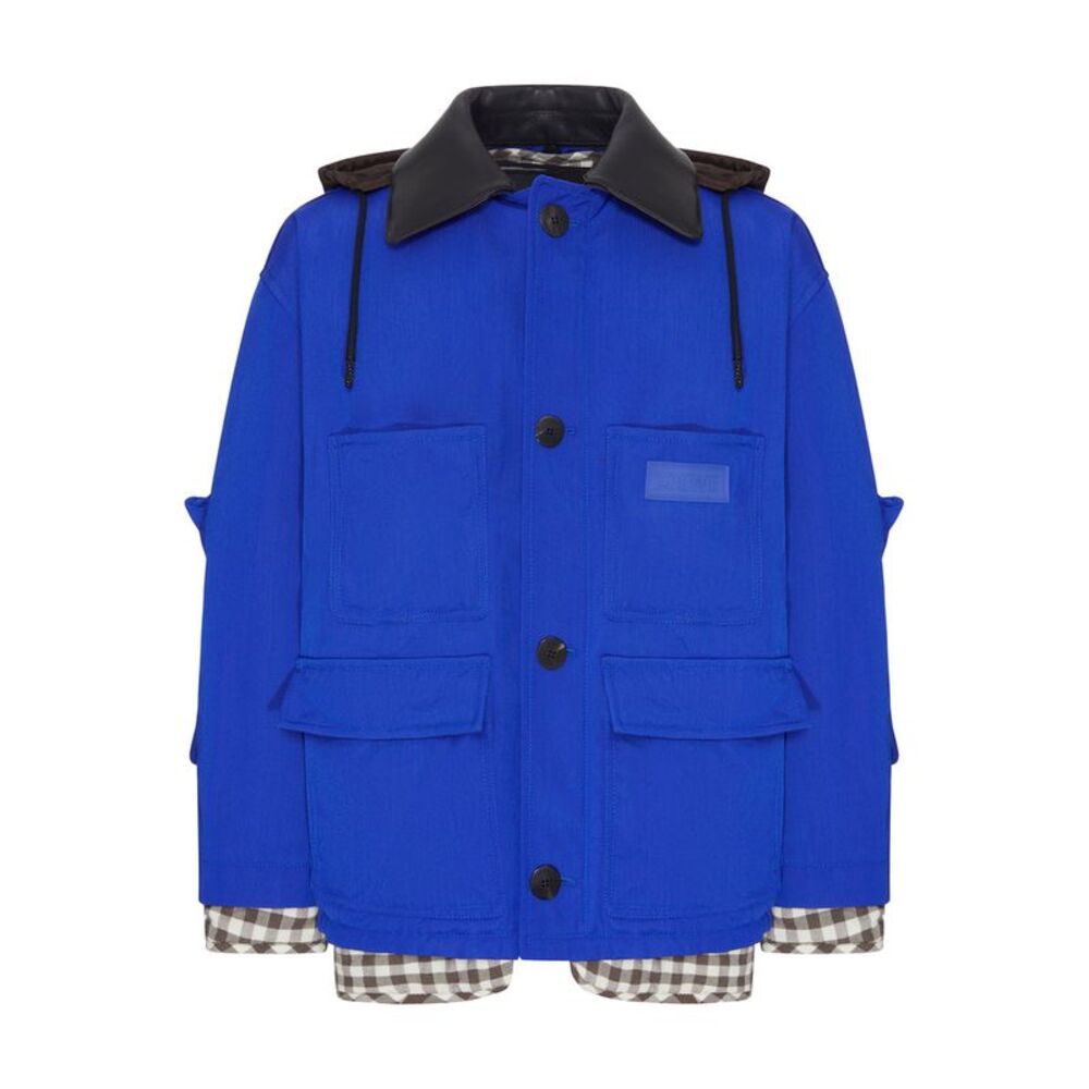 Loewe Men Technical Cordura Jacket With Layered Construction